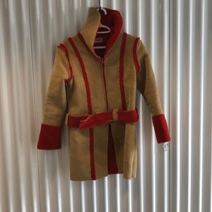 Grocery label COAT Biege and Orange